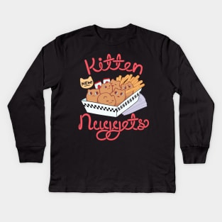 Kitten Nuggets Kids Long Sleeve T-Shirt